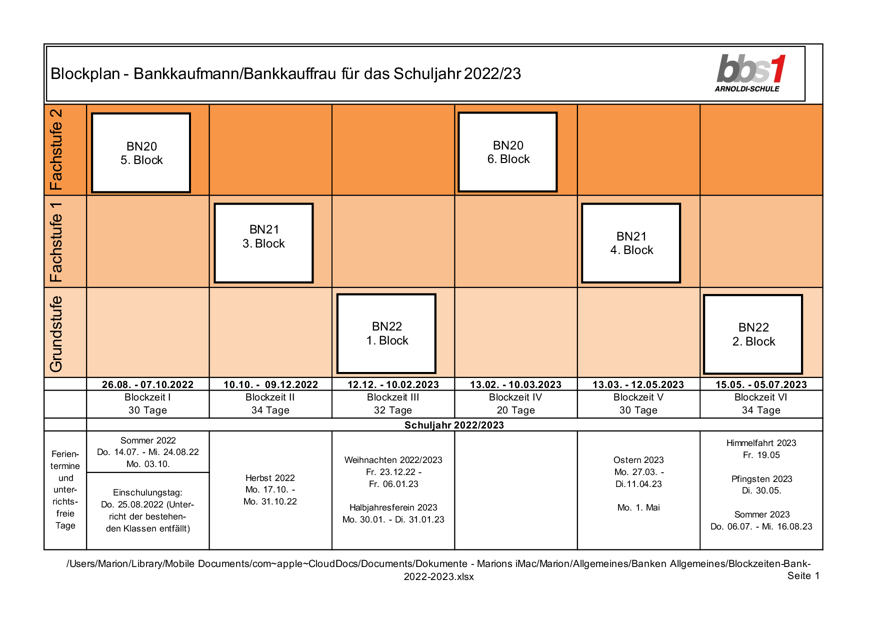 2022 02 17 Blockzeiten Bank 2022 2023