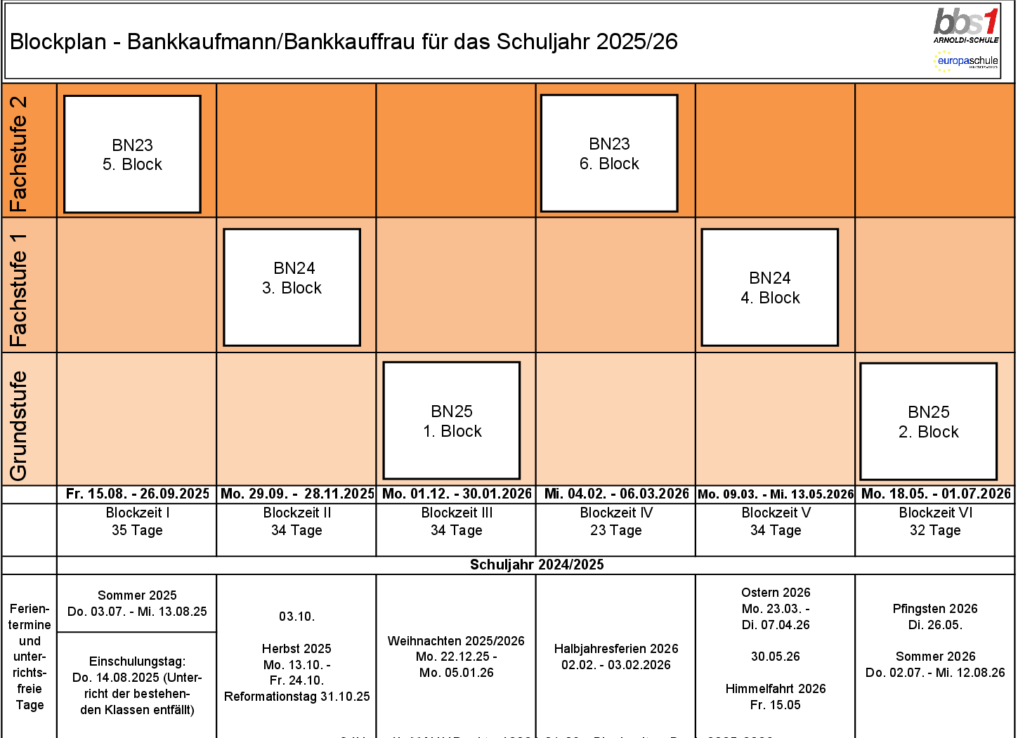 2024 01 03 Blockzeiten Bank 2025 2026
