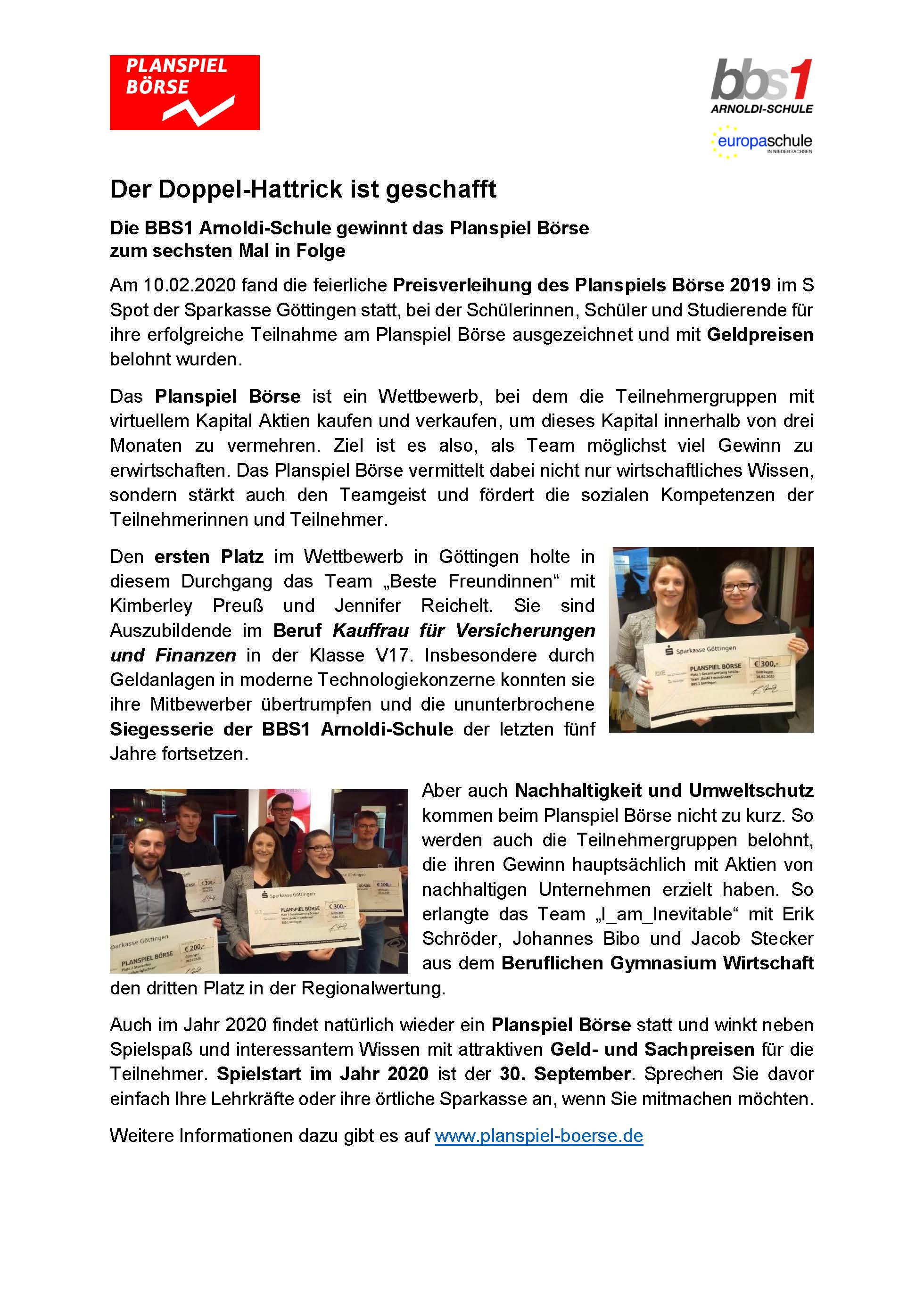 2020 03 05 Planspiel Börse