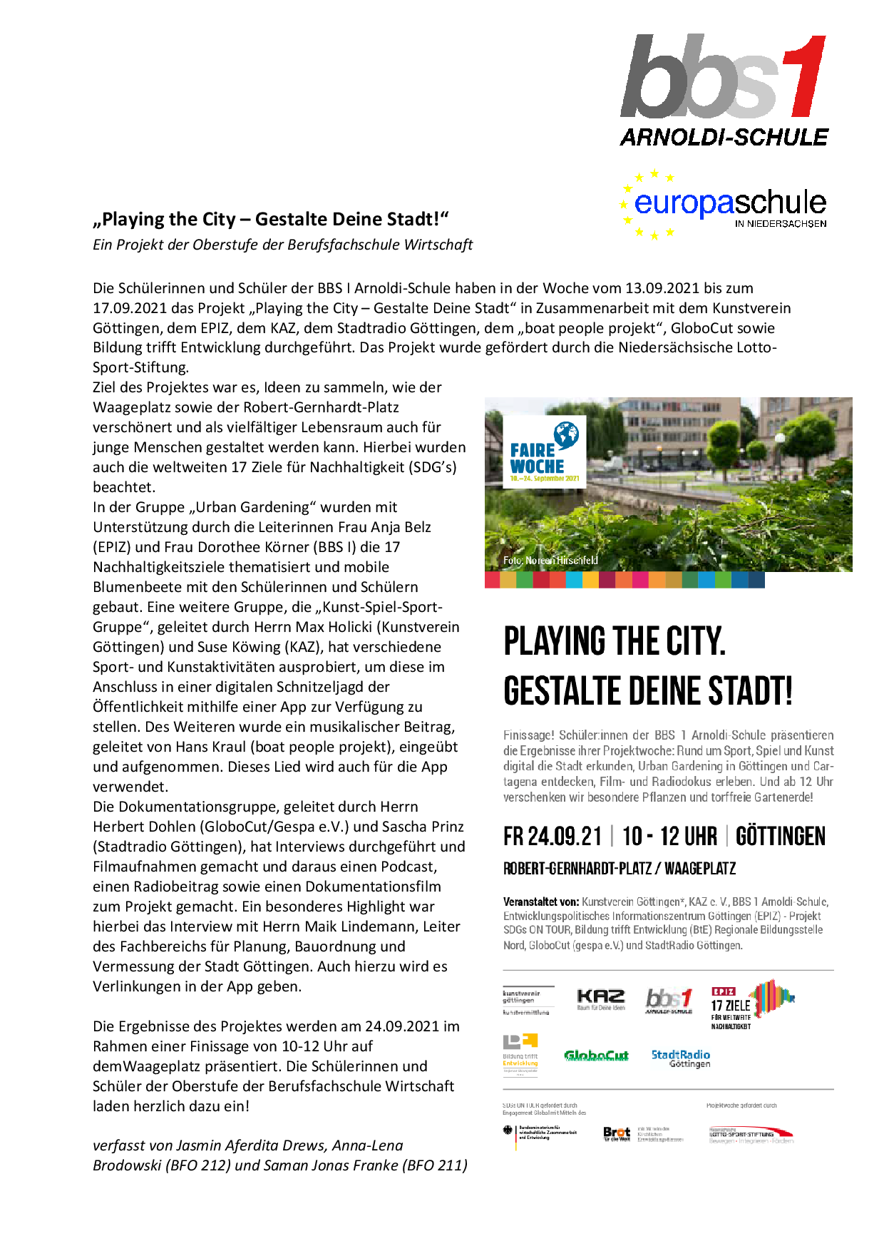 2021 09 22 Playing the City 1