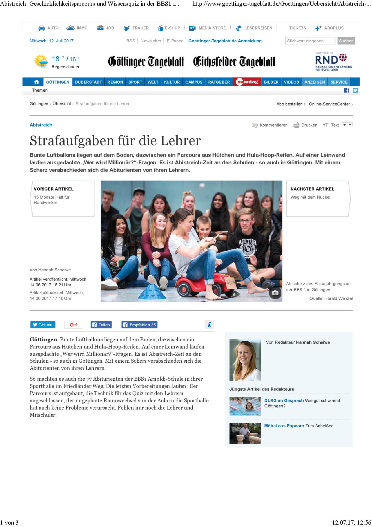 2017 07 12 Strafaufgaben für die Lehrer 001