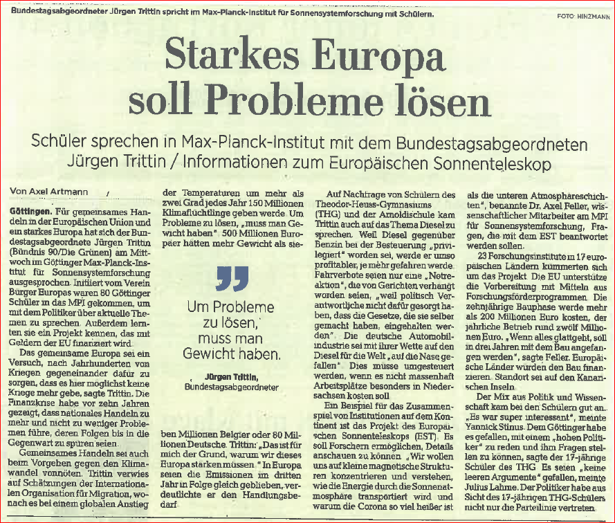 2018 11 20 Starkes Europa soll Probleme lösen