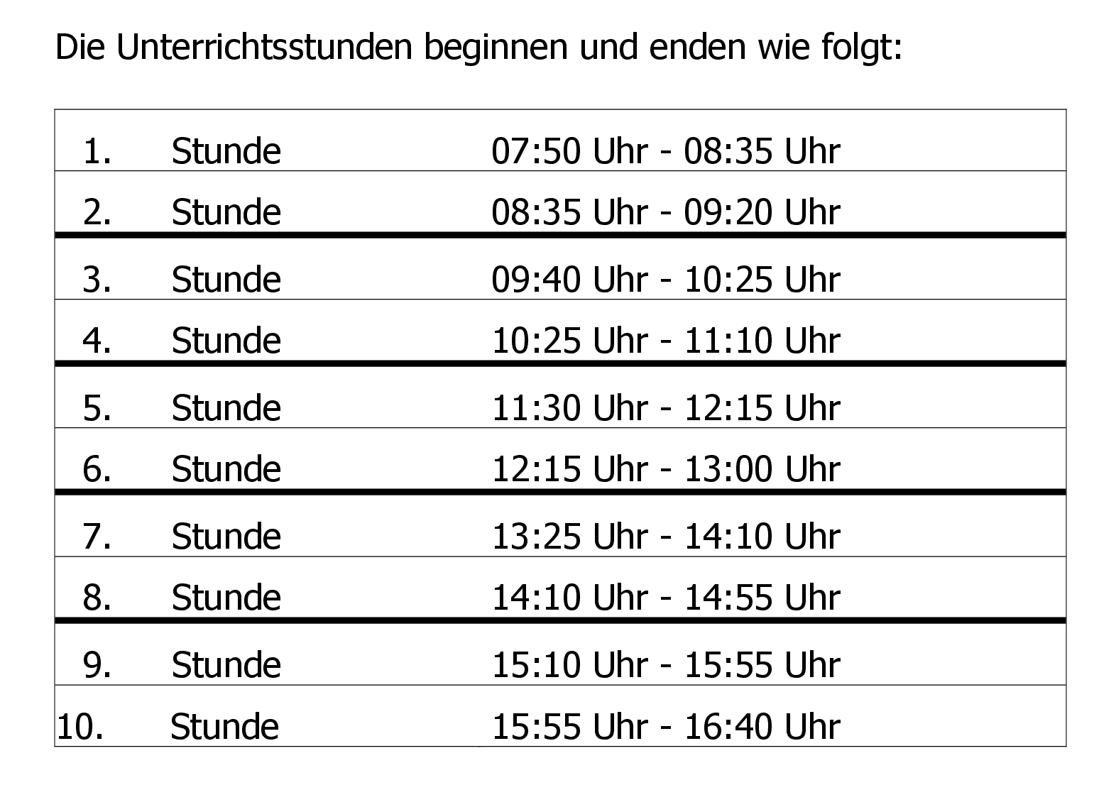 2023 05 05 Unterrichtszeiten I