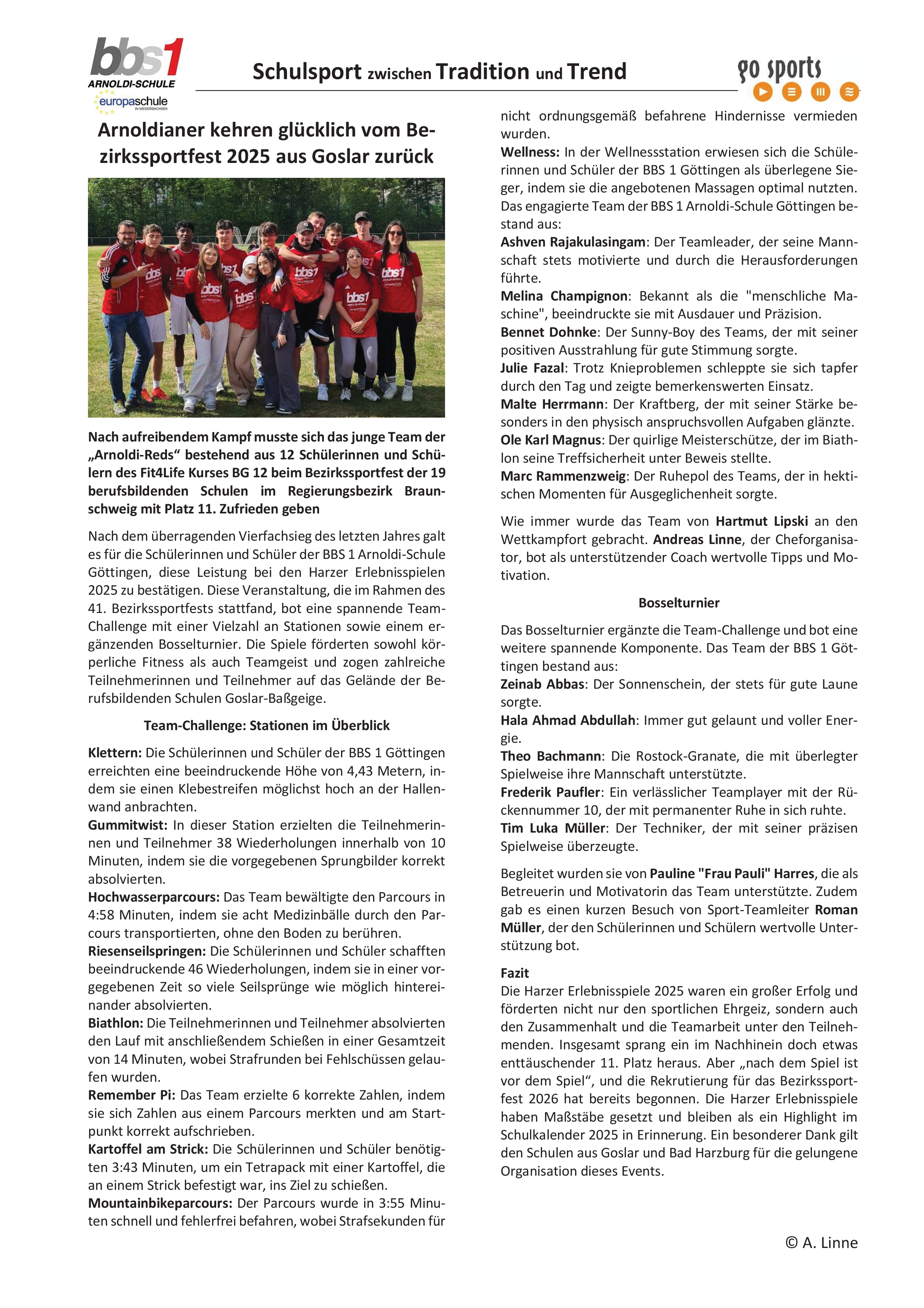 2025 05 27 Bericht Bezirkssportfest Goslar